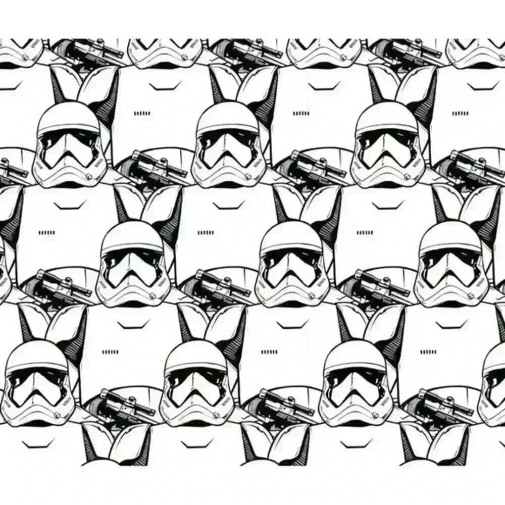 Licensed Star Wars Storm Trooper Cotton Quilting Fat Quarter Fabric‎ 18” x 21”